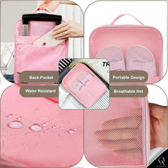 OyzekX Toiletry Bag for Men & Women Makeup Pouch, Travel Essentials Travel Organizer Travel Pouch for Men for Travel Kit for Toiletries, Wash Bag (Multi- Plain)