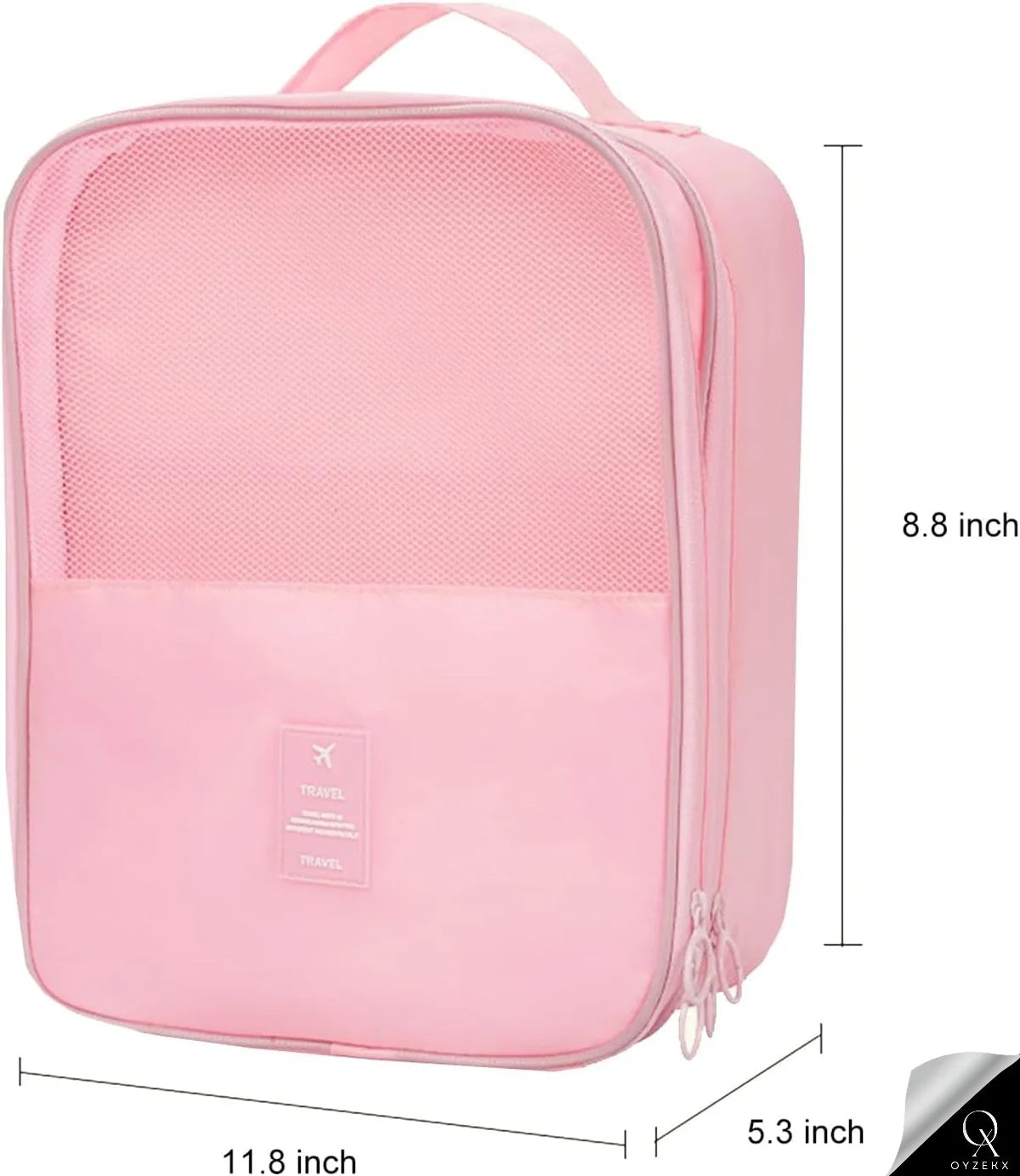 OyzekX Toiletry Bag for Men & Women Makeup Pouch, Travel Essentials Travel Organizer Travel Pouch for Men for Travel Kit for Toiletries, Wash Bag (Multi- Plain)