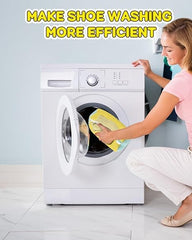 Shoe washing machine bag, Laundry shoe pouch for washer and dryer, Reusable and Durable Zipper Plush Washing Machine Bag for Sneakers, Delicates and Toys