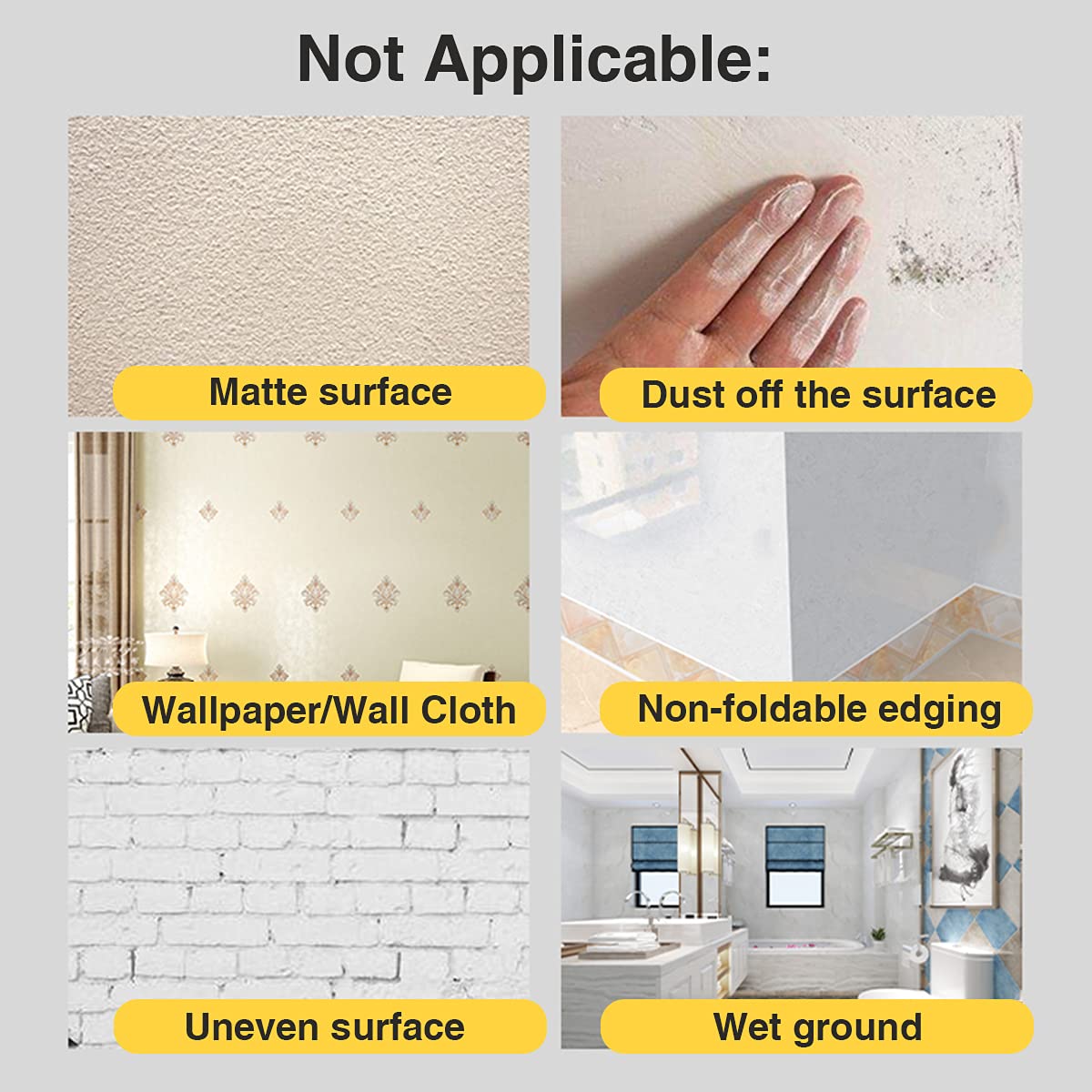 Tile stickers for flooring, tiles gap tape waterproof filling sticker,Self-Adhesive ceramic,marble Wall & Floor Decor Tape (0.5 cm * 50 Meter)