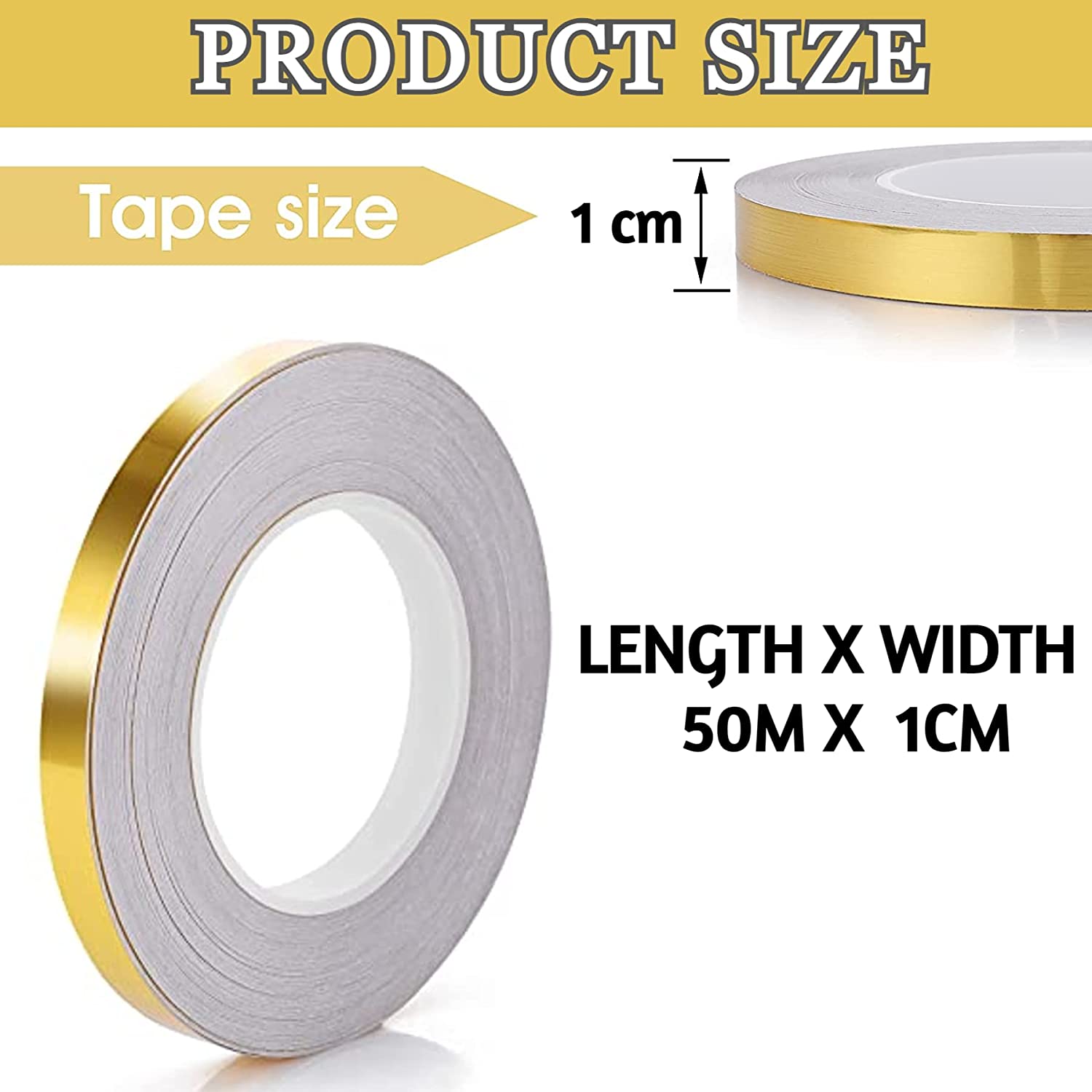 Tile stickers for flooring, tiles gap tape waterproof filling sticker,Self-Adhesive ceramic,marble Wall & Floor Decor Tape (0.5 cm * 50 Meter)